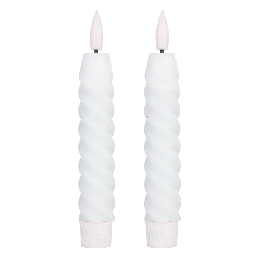 Eglo - KOMPLEKTAS 2x LED Žvakė LED/1xAAA 15 cm balta