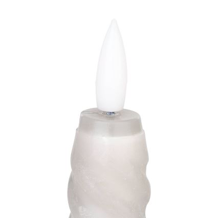 Eglo - KOMPLEKTAS 2x LED Candle LED/1xAAA 15 cm pilka