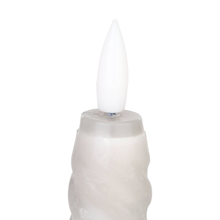 Eglo - KOMPLEKTAS 2x LED Candle LED/1xAAA 15 cm pilka