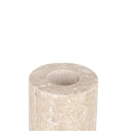 Eglo - Žvakidė 5x5 cm smėlio spalva marmuras/smėlio spalva