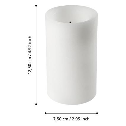 Eglo - LED Candle LED/2xAA šilta balta