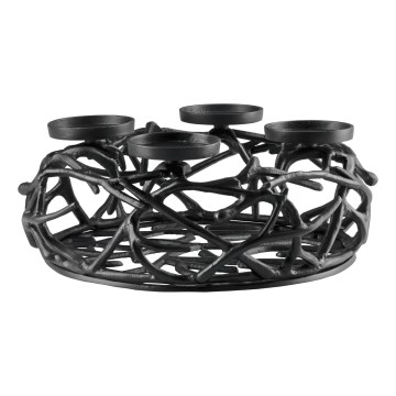 Eglo 422732 - Žvakidė OROQUIETA 13,5x35 cm juoda