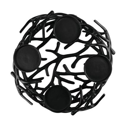 Eglo 422732 - Žvakidė OROQUIETA 13,5x35 cm juoda
