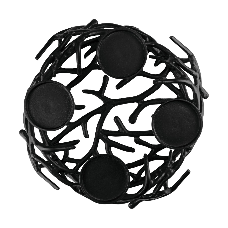 Eglo 422732 - Žvakidė OROQUIETA 13,5x35 cm juoda