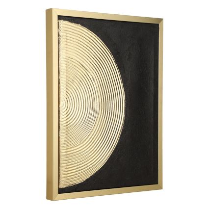 Eglo - KOMPLEKTAS 2x Tapyba ant drobės 43x33 cm juoda/auksas