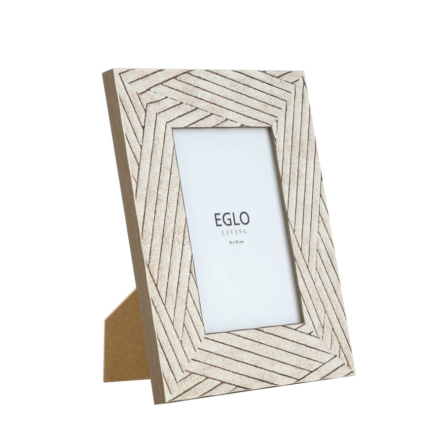 Eglo - Nuotraukų rėmelis 10x15 cm smėlio spalva