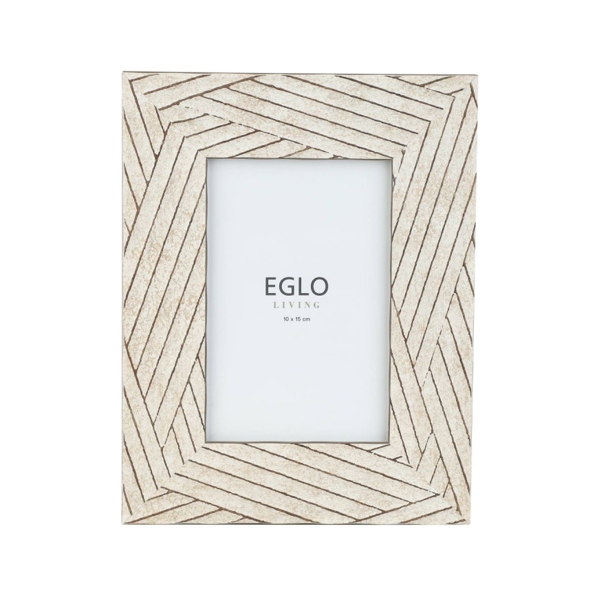 Eglo - Nuotraukų rėmelis 10x15 cm smėlio spalva