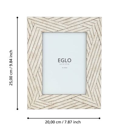 Eglo - Nuotraukų rėmelis 13x18 cm smėlio spalva