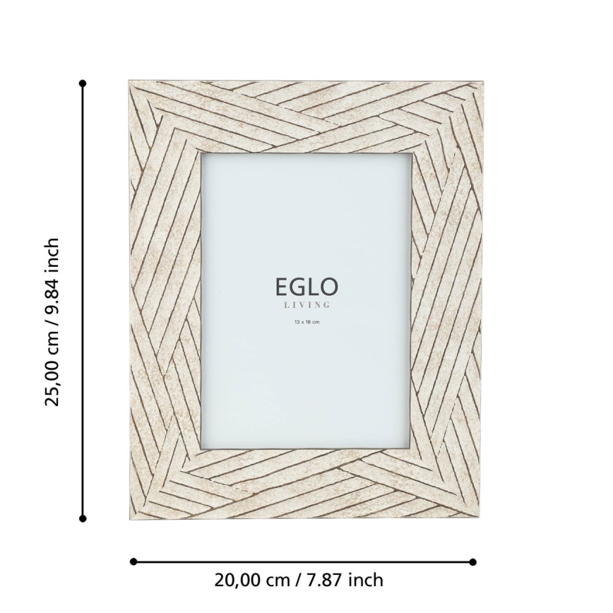 Eglo - Nuotraukų rėmelis 13x18 cm smėlio spalva