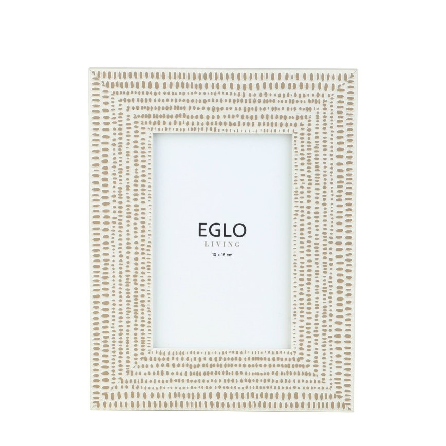 Eglo - Nuotraukų rėmelis 10x15 cm kreminė