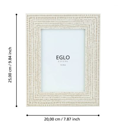 Eglo - Nuotraukų rėmelis 13x18 cm kreminė