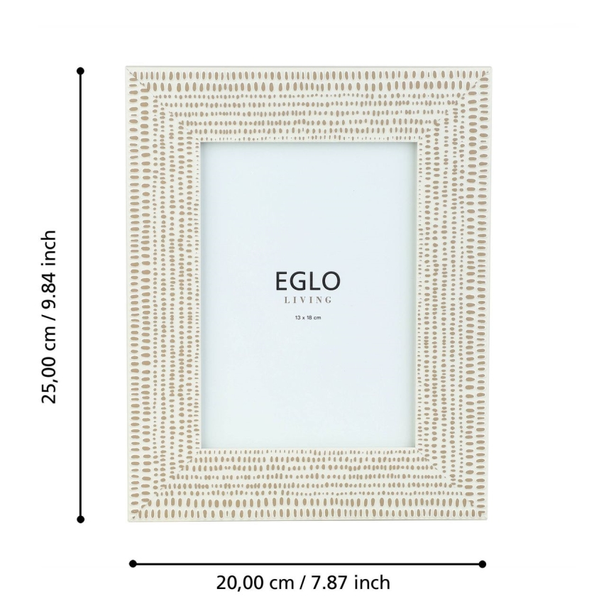 Eglo - Nuotraukų rėmelis 13x18 cm kreminė