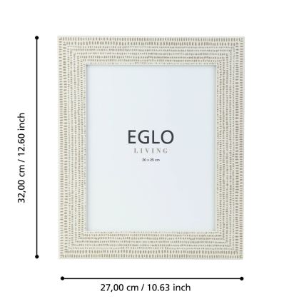 Eglo - Nuotraukų rėmelis 20x25 cm kreminė