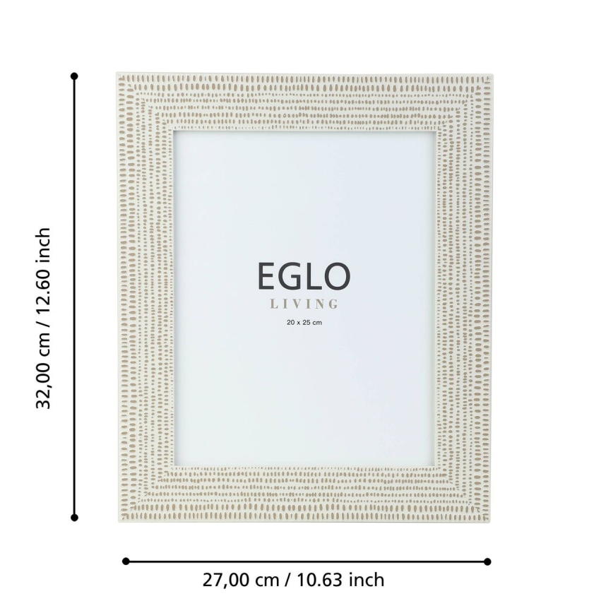 Eglo - Nuotraukų rėmelis 20x25 cm kreminė