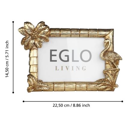 Eglo - Nuotraukų rėmelis 10x15 cm auksas