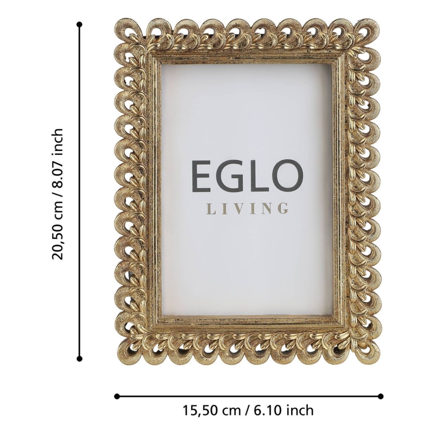 Eglo - Nuotraukų rėmelis 10x15 cm auksas