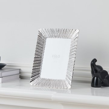 Eglo 423221 - Nuotraukų rėmelis BUGRINO 13x18 cm, sidabrinės spalvos
