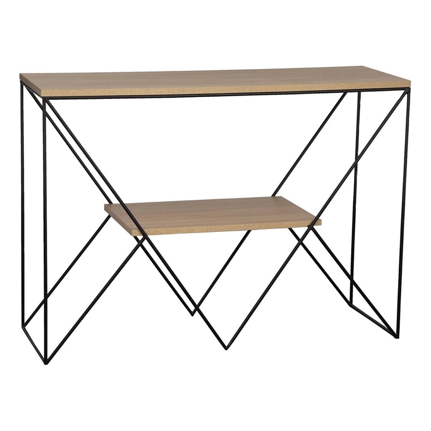 Eglo 424016 - šoninis staliukas OTAWARA 77x106 cm rudas/juodas