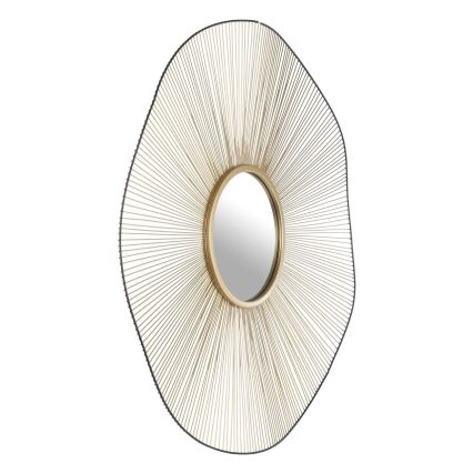 Eglo - Sieninis veidrodis diametras 76 cm auksas/juoda