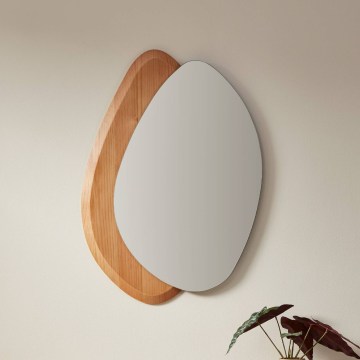 Eglo 425049 - Sieninis veidrodis LIOMA 68x48 cm eglė/smėlio spalvos