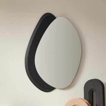 Eglo 425051 - Sieninis veidrodis LIOMA 68x48 cm eglės/juoda