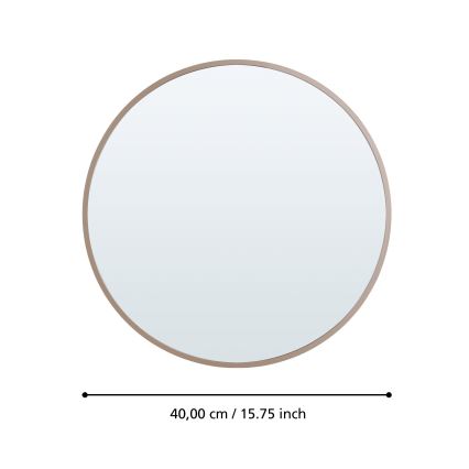 Eglo 425058 - BANI sieninis veidrodis, skersmuo 40 cm, smėlio spalvos