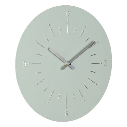 Eglo - Sieninis laikrodis 1xAA diametras 30 cm žalia