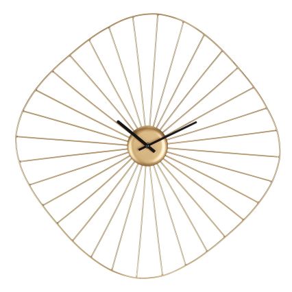 Eglo 425517 - MATSUMOTO sieninis laikrodis, 1xAA, 60x60 cm, auksinis