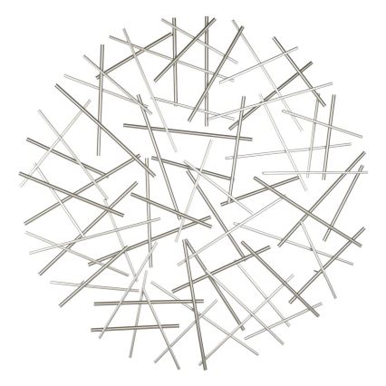 Eglo -  Sienų dekoracija diametras 81 cm matinis chromas