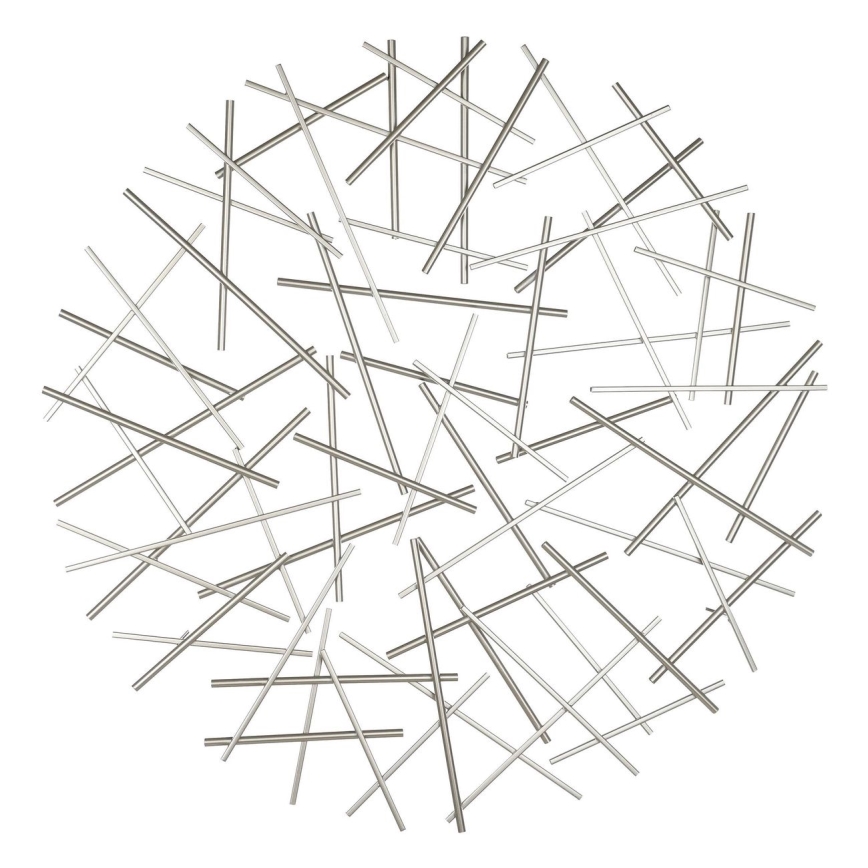 Eglo -  Sienų dekoracija diametras 81 cm matinis chromas