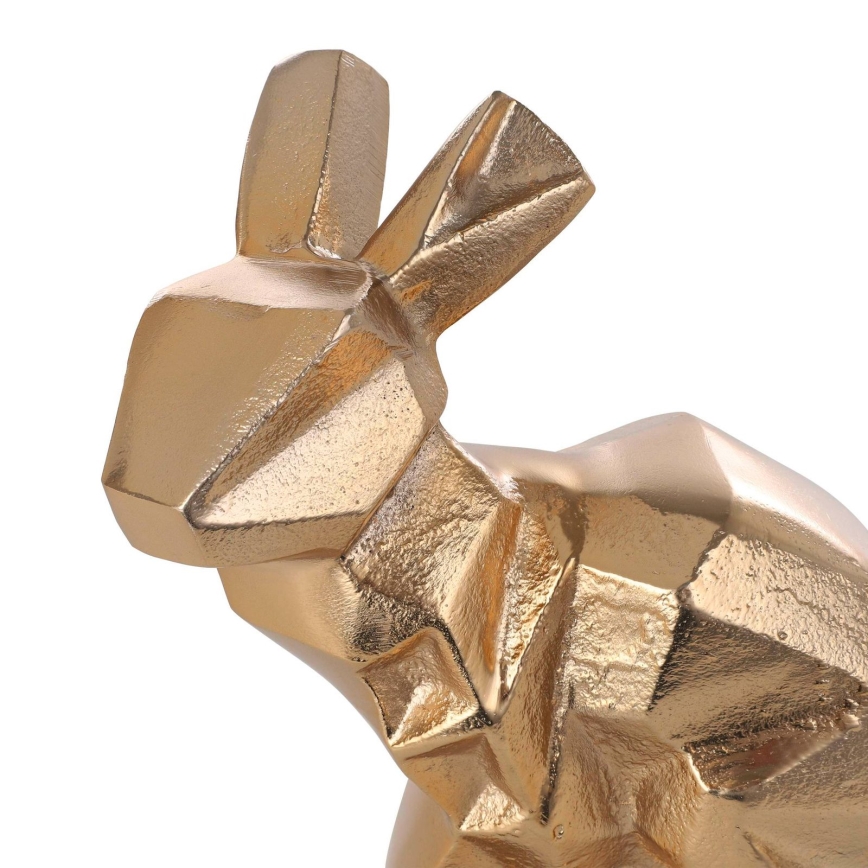 Eglo - Metal dekoracija 17,5x16 cm triušis/auksas