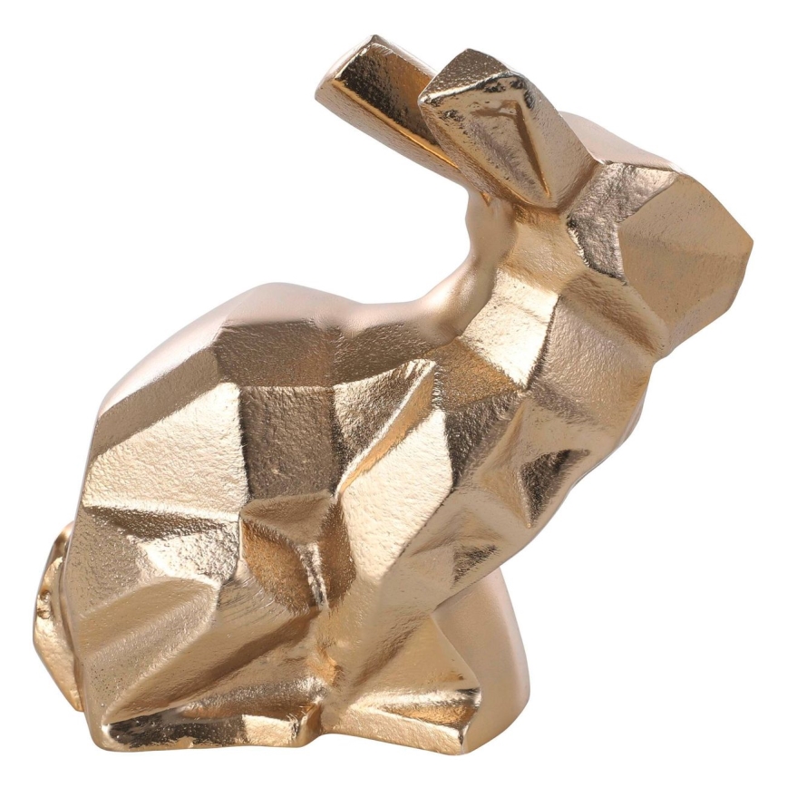 Eglo - Metal dekoracija 17,5x16 cm triušis/auksas