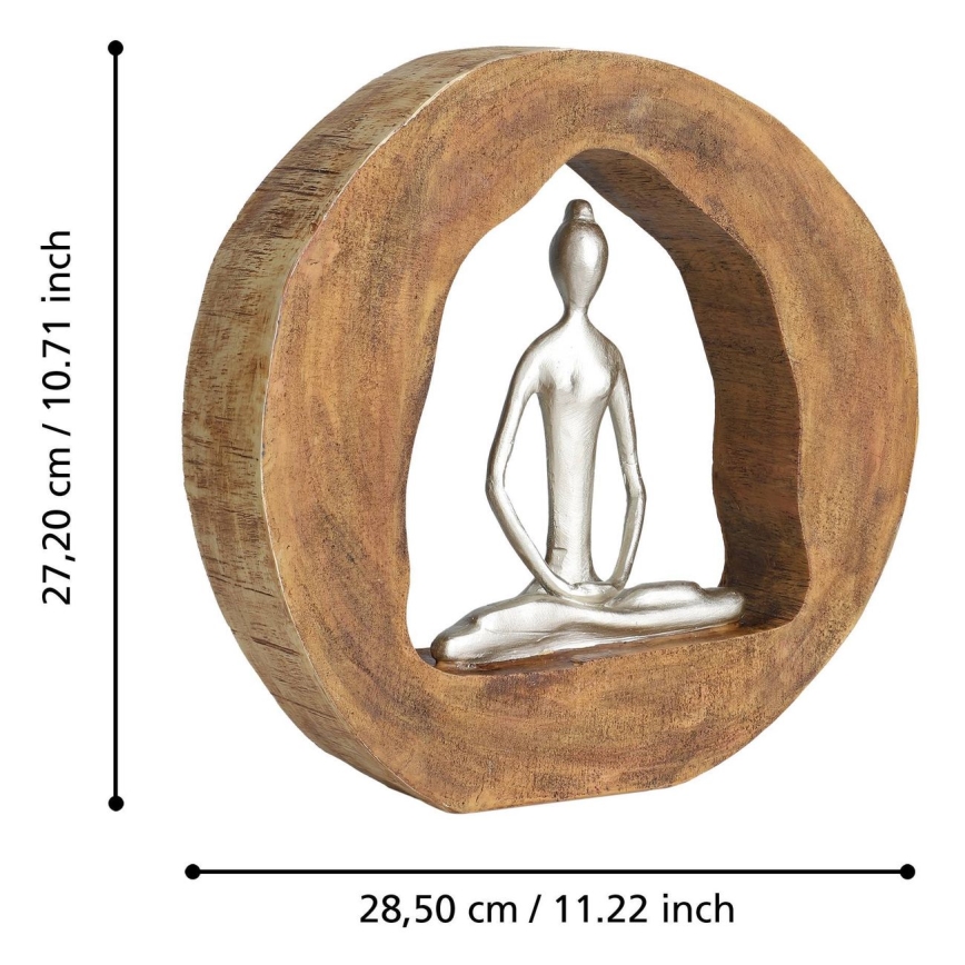 Eglo - Dekoracija 27,2x28,5 cm medis/derva