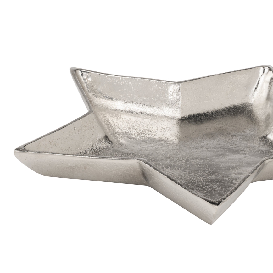 Eglo 427425 - Dekoratyvinis padėklas AMBOLOSY 30x32 cm sidabro spalvos
