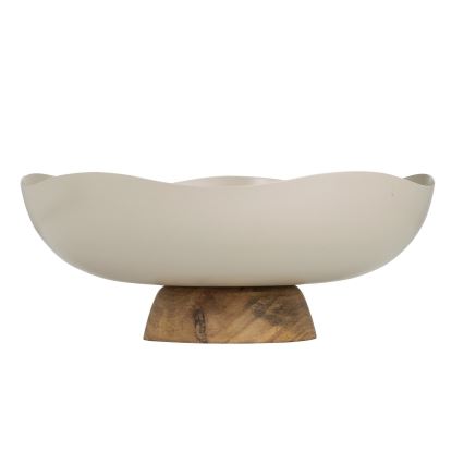 Eglo - Dekoratyvinis padėklas diametras 25 cm smėlio spalva