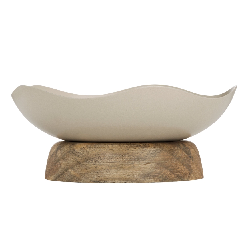 Eglo - Dekoratyvinis padėklas diametras 14,5 cm smėlio spalva