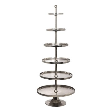 Eglo 427652 - Servavimo stovas BABIRIK 206x79 cm sidabro spalvos
