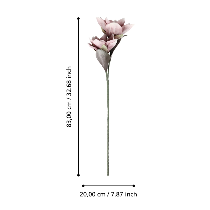 Eglo - Dirbtinė gėlė 83 cm rausva