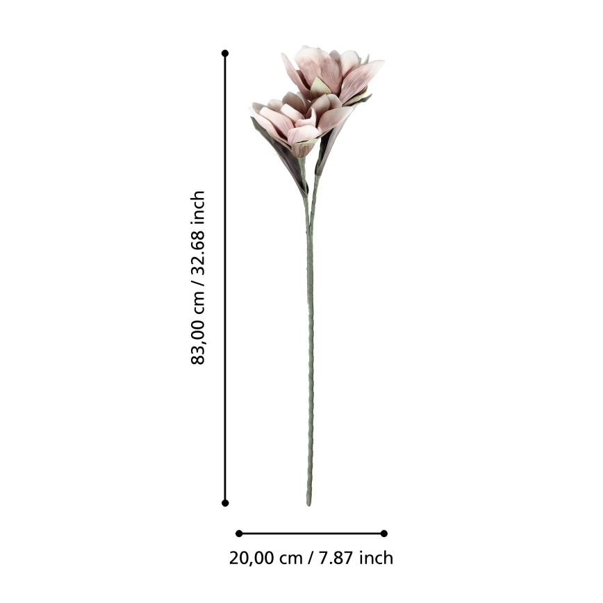 Eglo - Dirbtinė gėlė 83 cm rausva