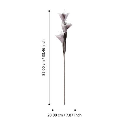 Eglo - Dirbtinė gėlė 85 cm violetinė