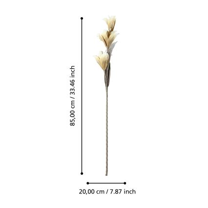 Eglo - Dirbtinė gėlė 85 cm geltona