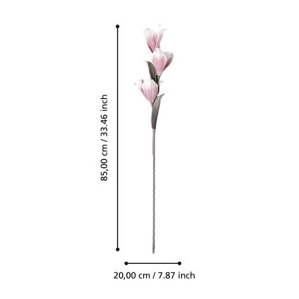 Eglo - Dirbtinė gėlė 85 cm rausva