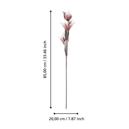 Eglo - Dirbtinė gėlė 85 cm raudona