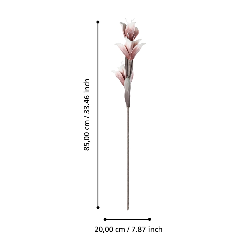 Eglo - Dirbtinė gėlė 85 cm raudona