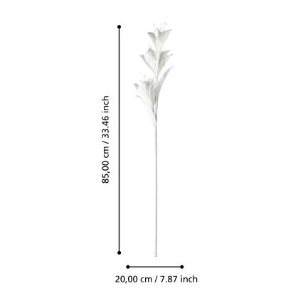 Eglo - Dirbtinė gėlė 85 cm balta