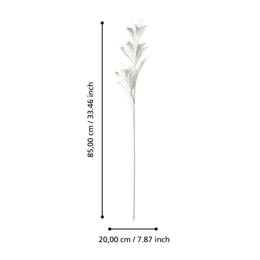 Eglo - Dirbtinė gėlė 85 cm balta