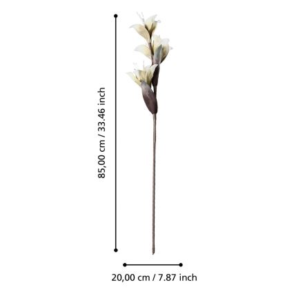 Eglo - Dirbtinė gėlė 85 cm balta