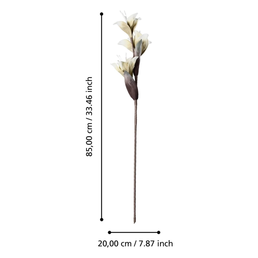 Eglo - Dirbtinė gėlė 85 cm balta