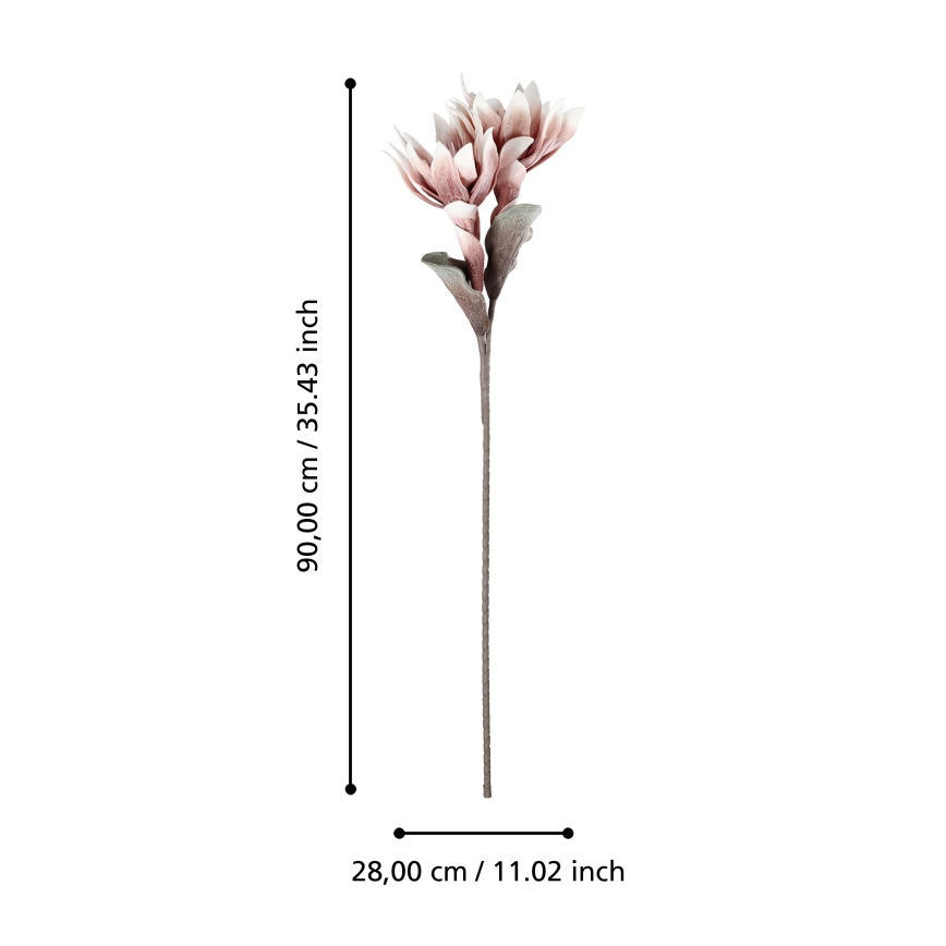 Eglo - Dirbtinė gėlė 90 cm rausva