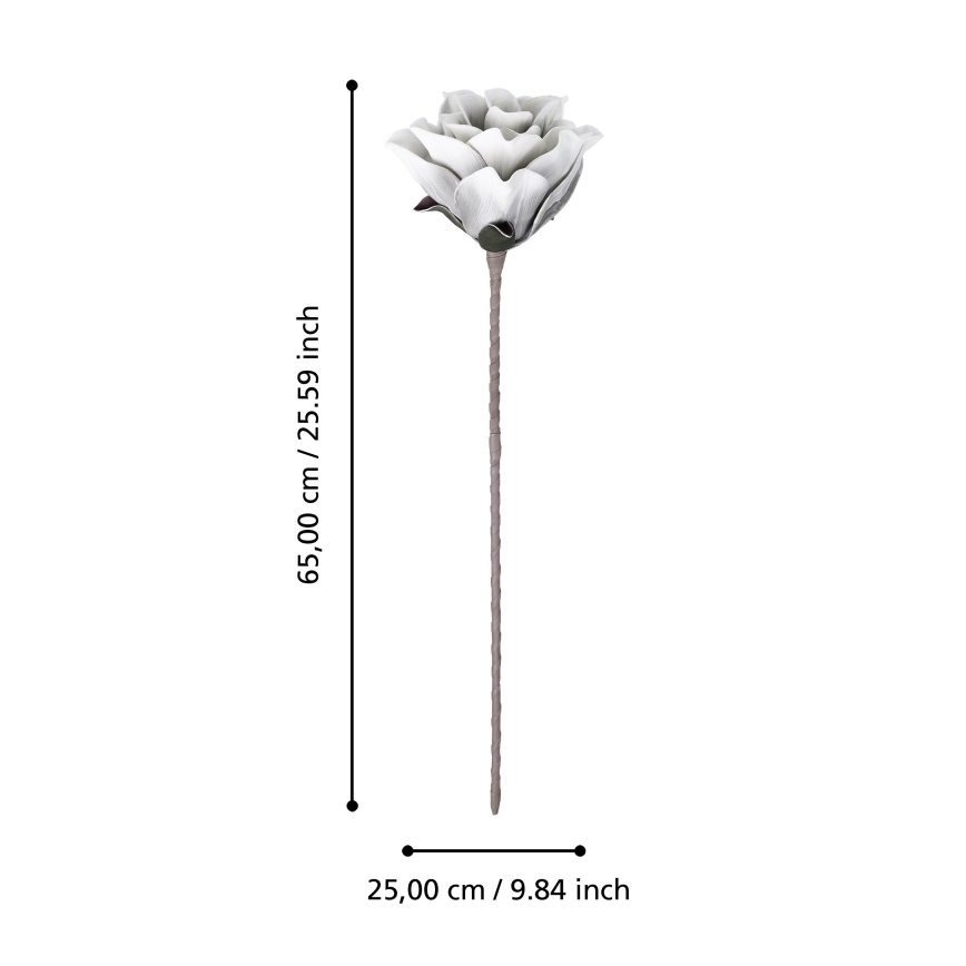 Eglo - Dirbtinė gėlė 65 cm balta